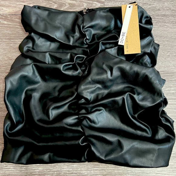 DO+BE Dresses & Skirts - DO+BE NWT Black Leather Mini Skirt - Size S